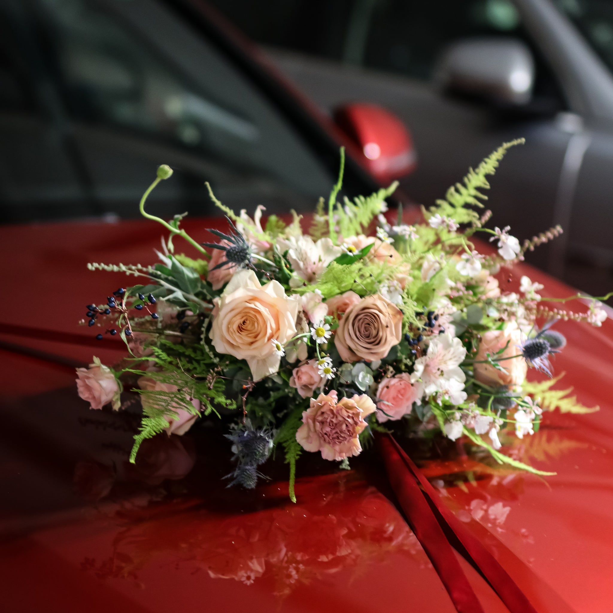 Bridal car deco - Kesed creates