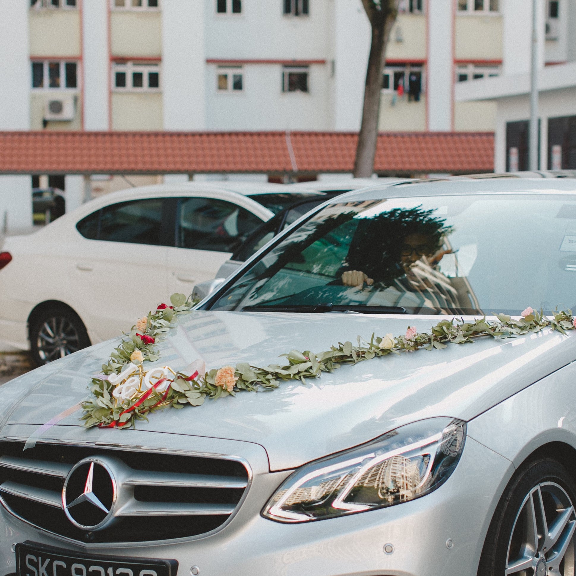 Bridal car deco - Kesed creates